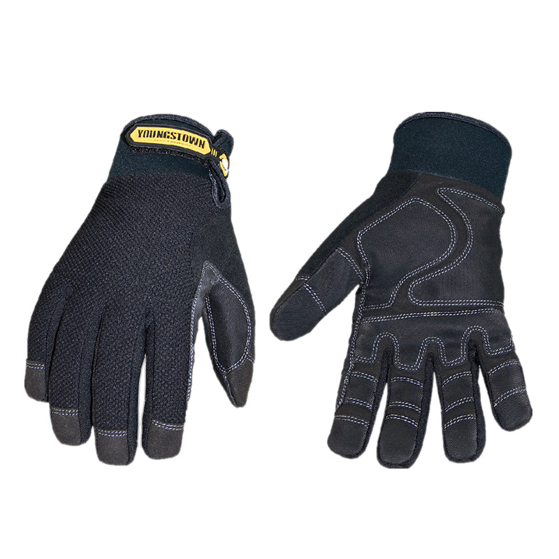 Leather Work Winter Gloves - 100% Waterproof, Windproof, Wear-resistant and Antiskid,