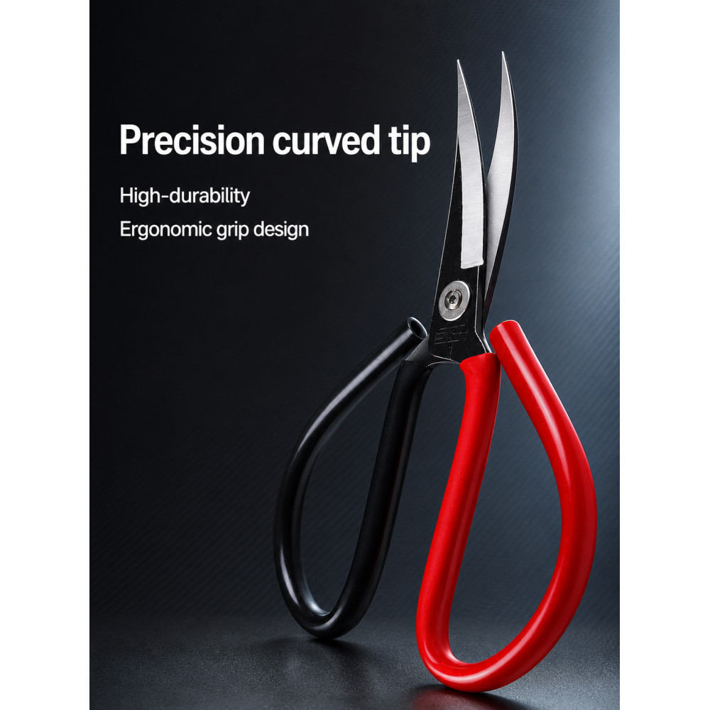 Leather Work - Curved Sewing Scissors Needlework Tool Professional
