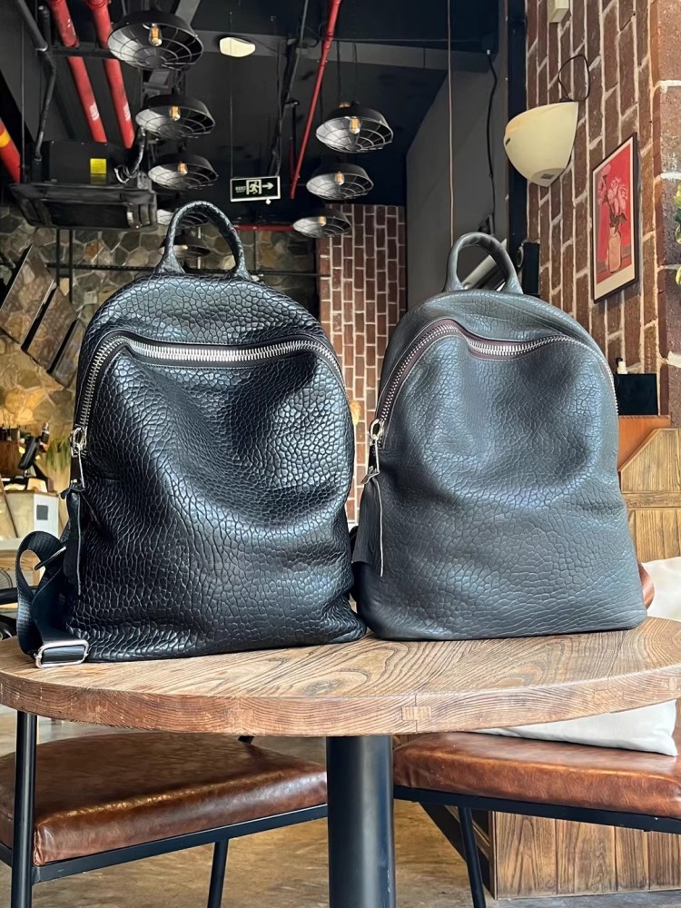 Soft Natural Sheepskin Casual  - Leather Work Backpack review and price