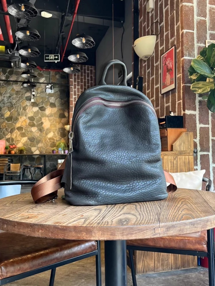 Soft Natural Sheepskin Casual  - Leather Work Backpack review and price