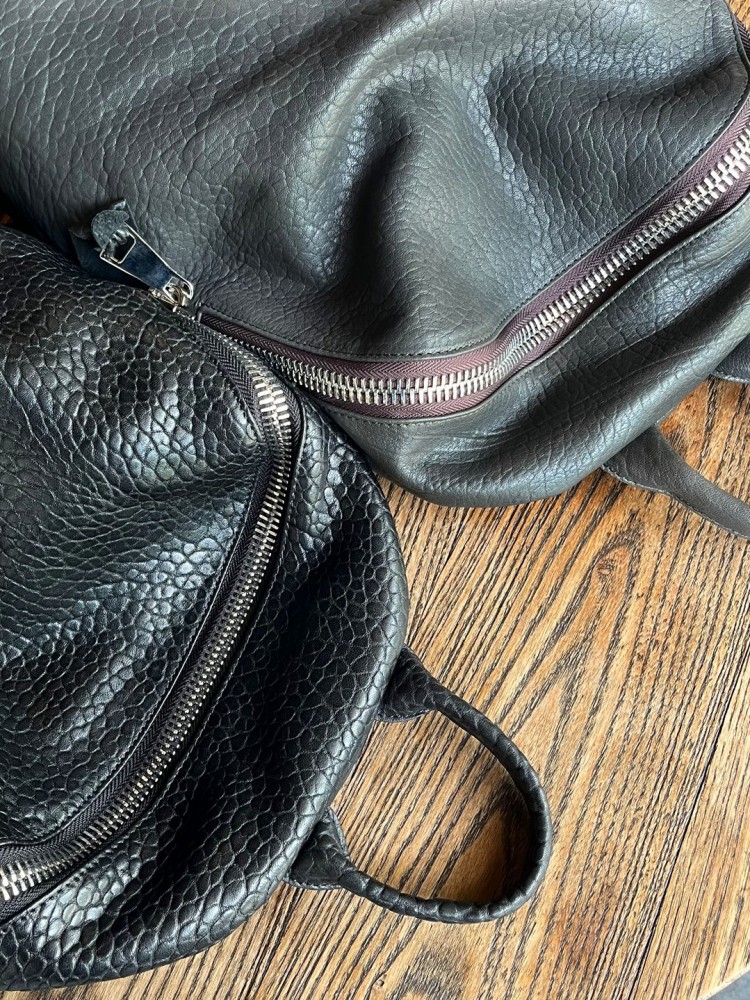 Soft Natural Sheepskin Casual  - Leather Work Backpack review and price