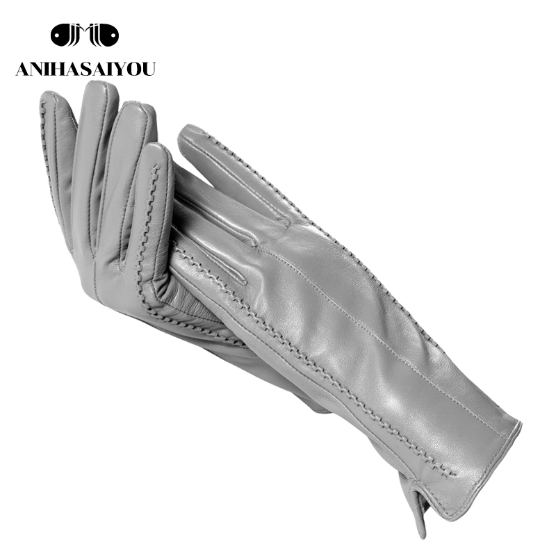 High Grade Women Leather Glove - Leather Work Winter Gloves review and price