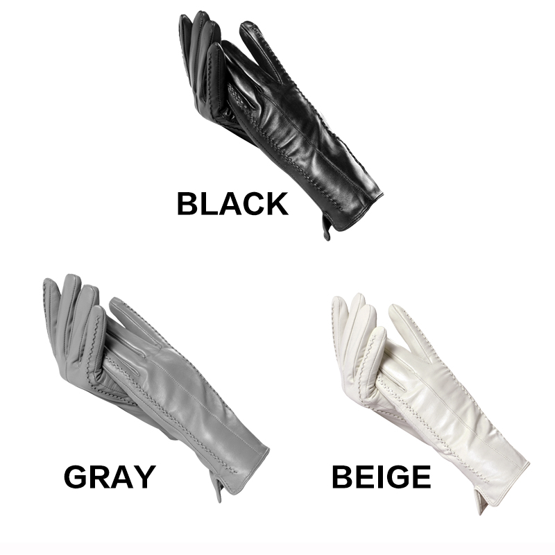 High Grade Women Leather Glove - Leather Work Winter Gloves review and price