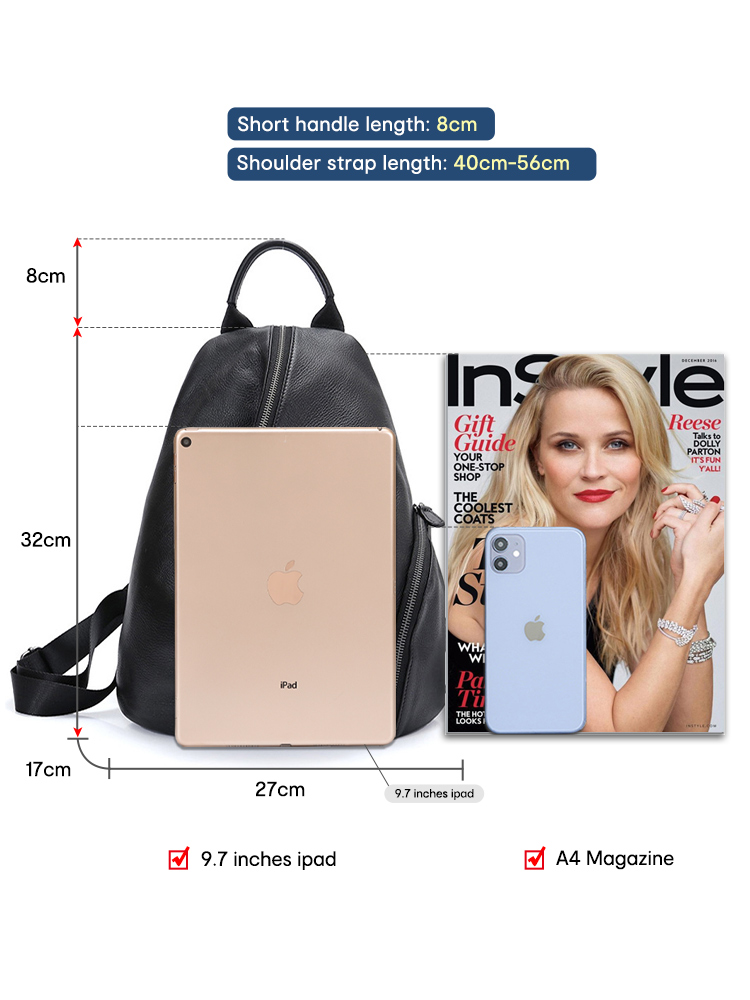 Zency Women's Genuine Leather  - Leather Work Backpack review and price