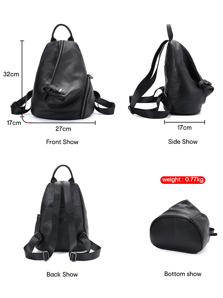Zency Women's Genuine Leather  - Leather Work Backpack review and price