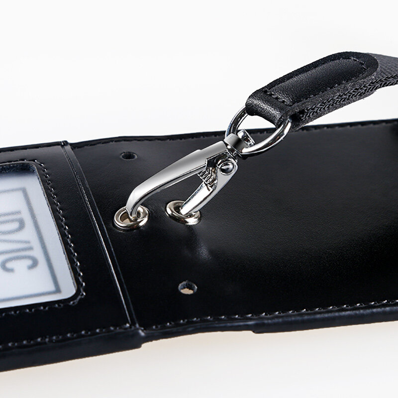 Genuine Leather ID Badge Holde - Leatherworker Name review and price