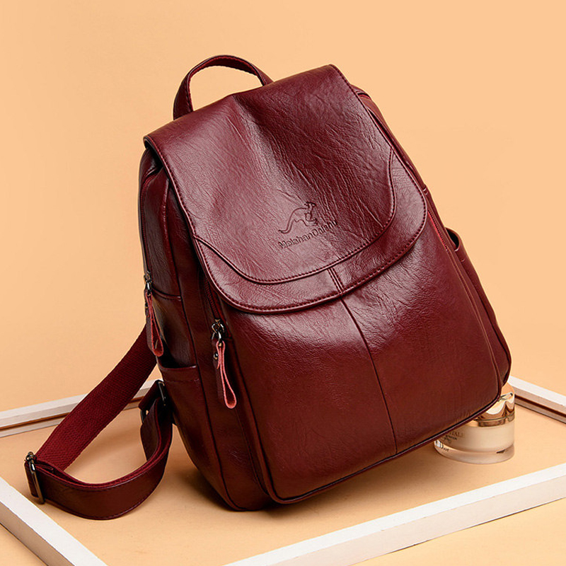 Vintage Soft Leather Backpack  - Leather Work Backpack review and price