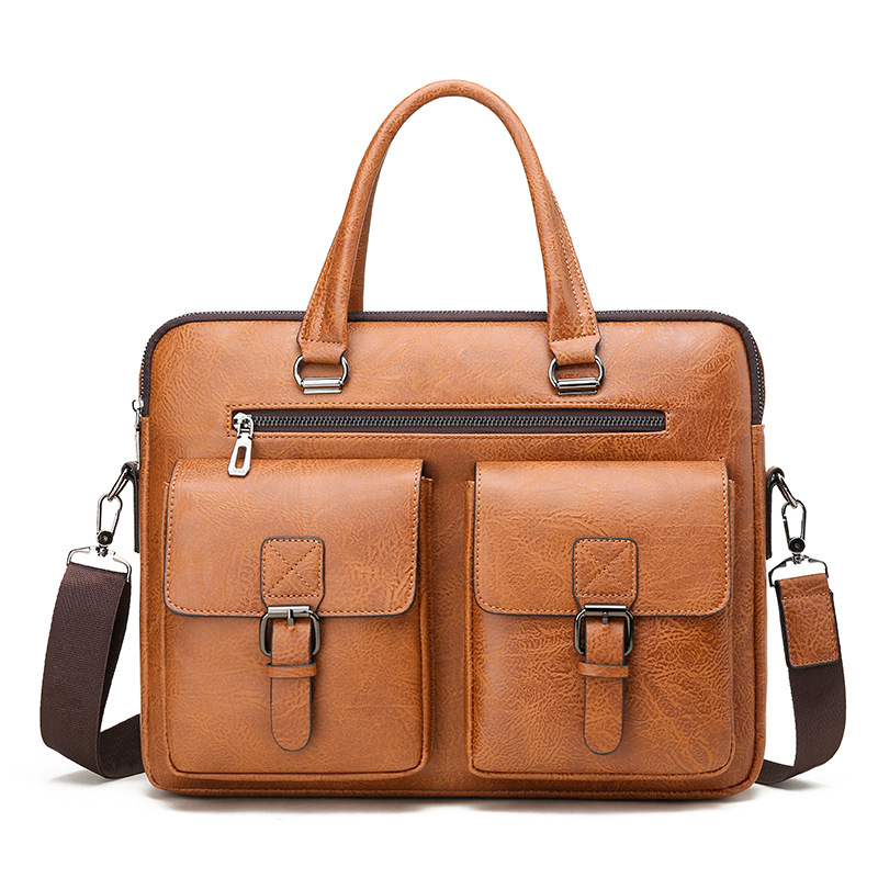 Luxury Brand Man Business Brie - Leather Work Bag Mens review and price