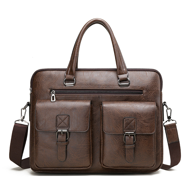 Luxury Brand Man Business Brie - Leather Work Bag Mens review and price