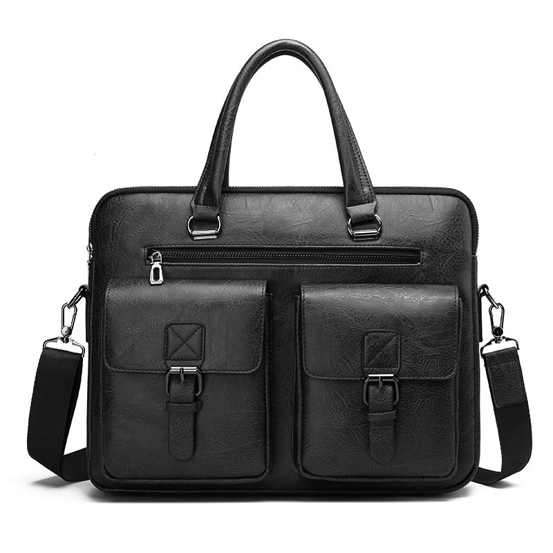Luxury Brand Man Business Brie - Leather Work Bag Mens review and price