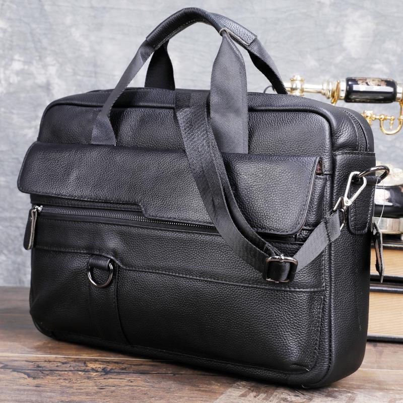 Large Men's Genuine Leather Ha - Leather Work Bag Mens review and price