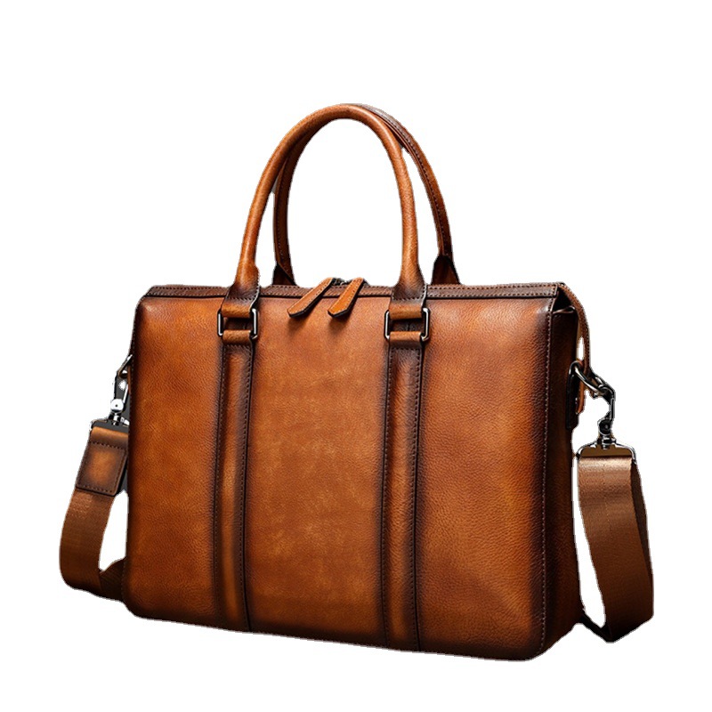 YETTIES Business Top Grain Lea - Leather Work Bag Mens review and price