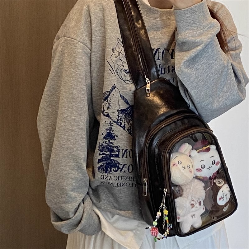JIAERDI Anime Ita Bag Fits 20c - Leather Work Backpack review and price