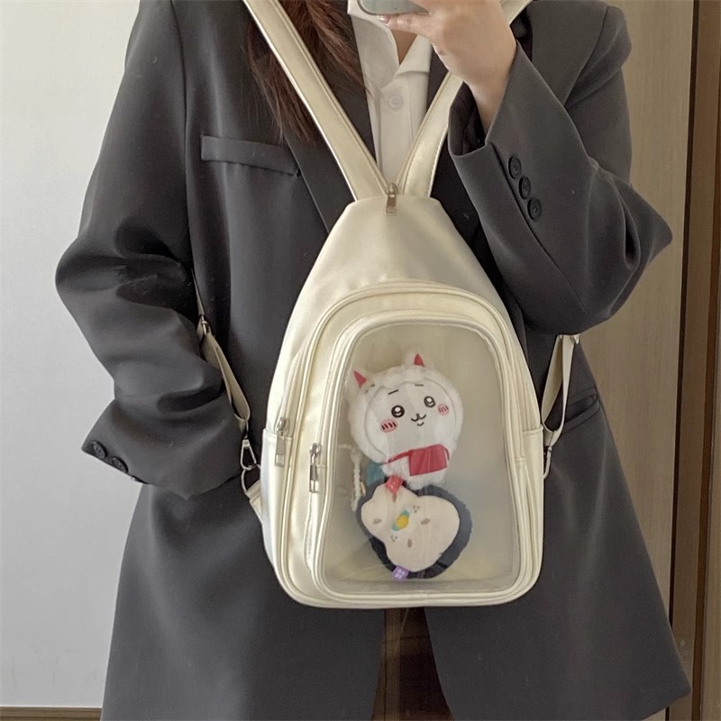 JIAERDI Anime Ita Bag Fits 20c - Leather Work Backpack review and price