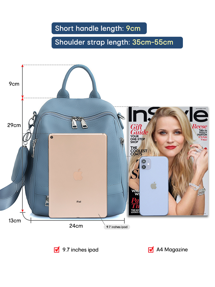 Zency Women's Genuine Leather  - Leather Work Backpack review and price
