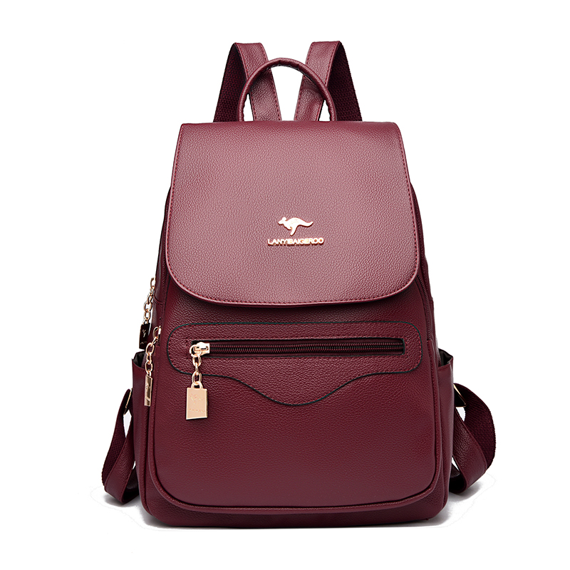 2026 NEW Women High Quality Le - Leather Work Backpack review and price