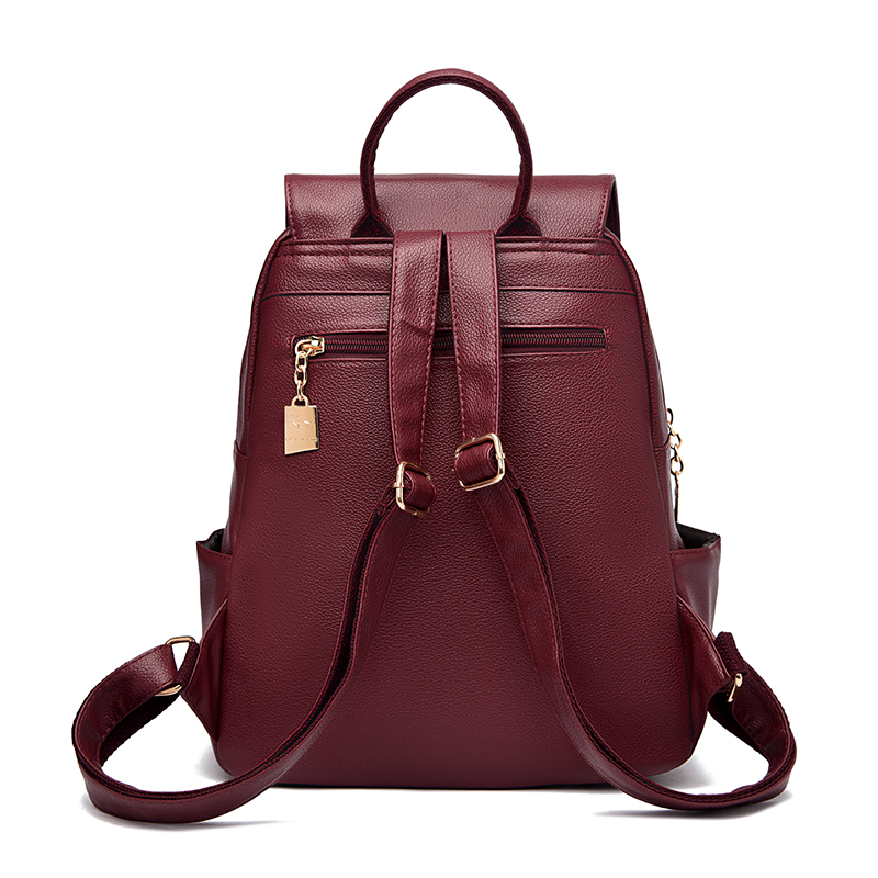 2026 NEW Women High Quality Le - Leather Work Backpack review and price