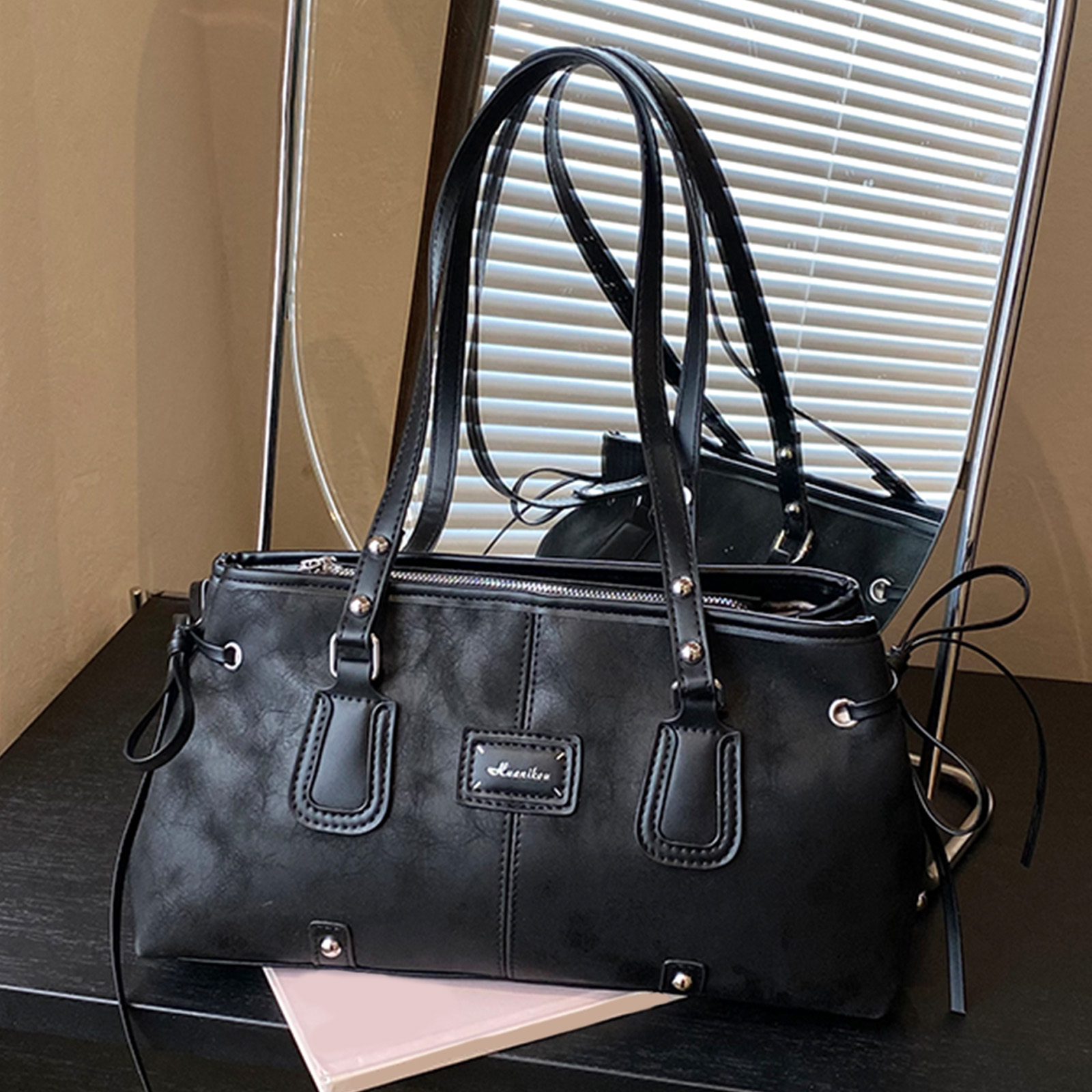 PU Leather Women Leisure Y2k T - Leatherwork Workshop review and price