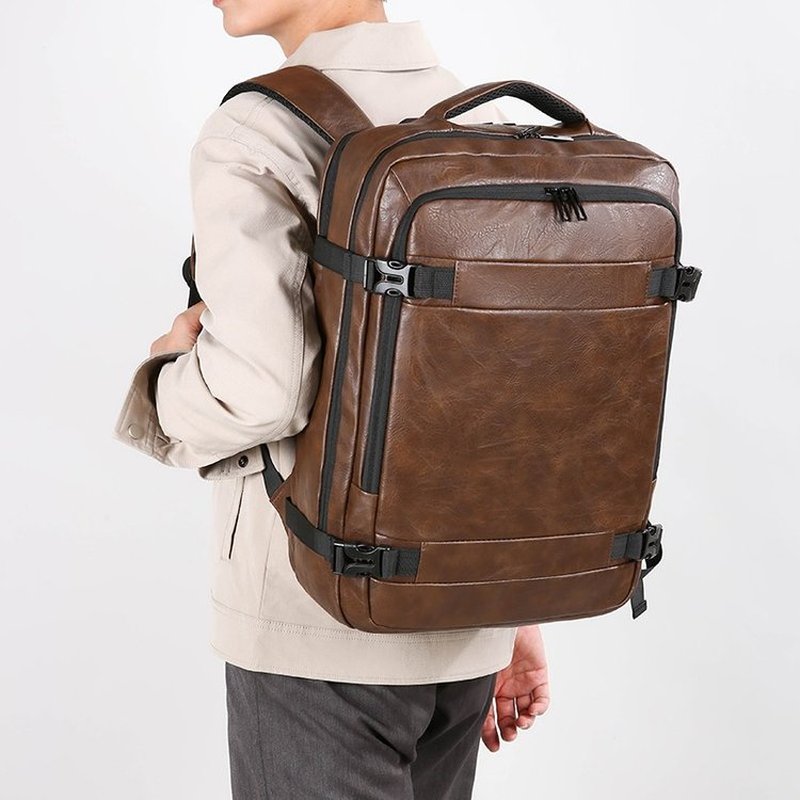 2027 NEW  Men Backpack PU Leat - Leather Work Backpack review and price