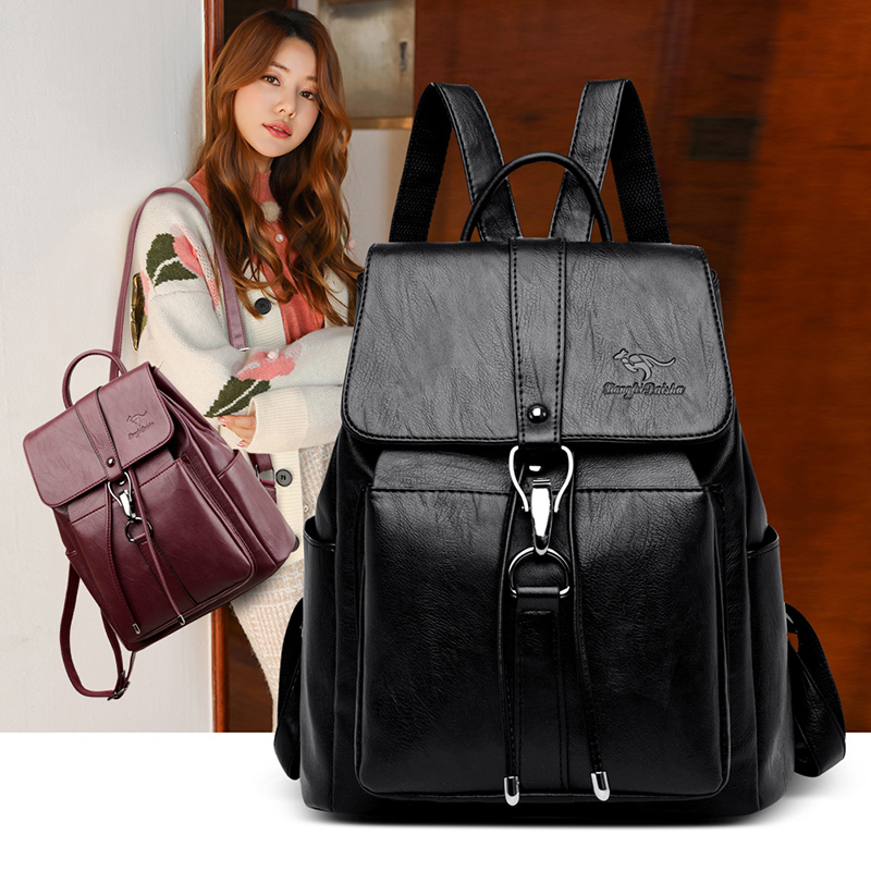 Anti Theft Backpack Women Shou - Leather Work Backpack review and price