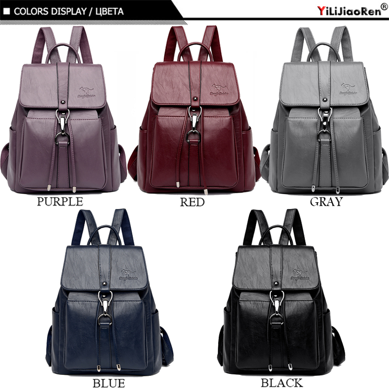 Anti Theft Backpack Women Shou - Leather Work Backpack review and price