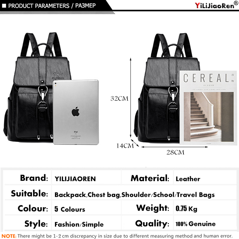Anti Theft Backpack Women Shou - Leather Work Backpack review and price
