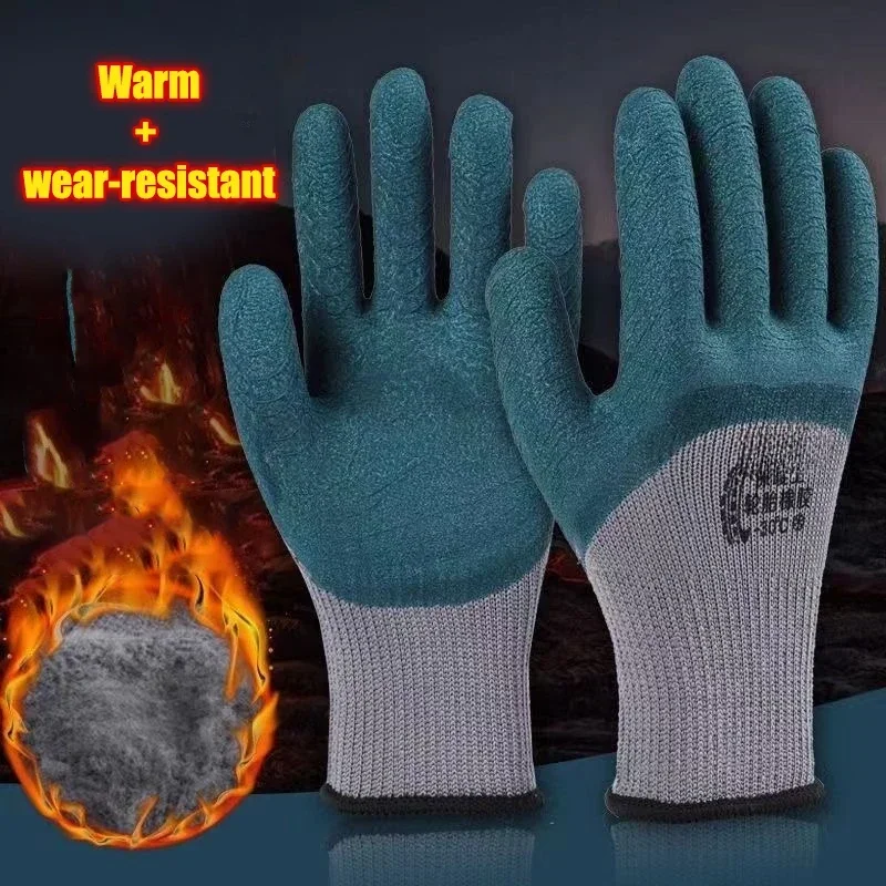 Winter Warm Labor Gloves Thick - Leather Work Winter Gloves review and price