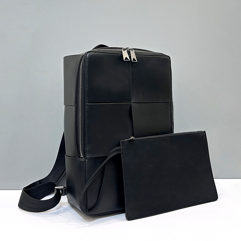 Fashionable Large Capacity Lea - Leather Work Backpack review and price