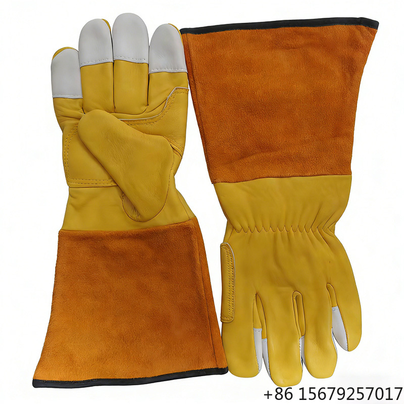 Custom logo High Quality Winte - Leather Work Winter Gloves review and price