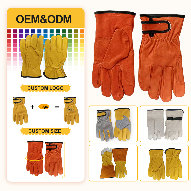 Custom logo High Quality Winte - Leather Work Winter Gloves review and price