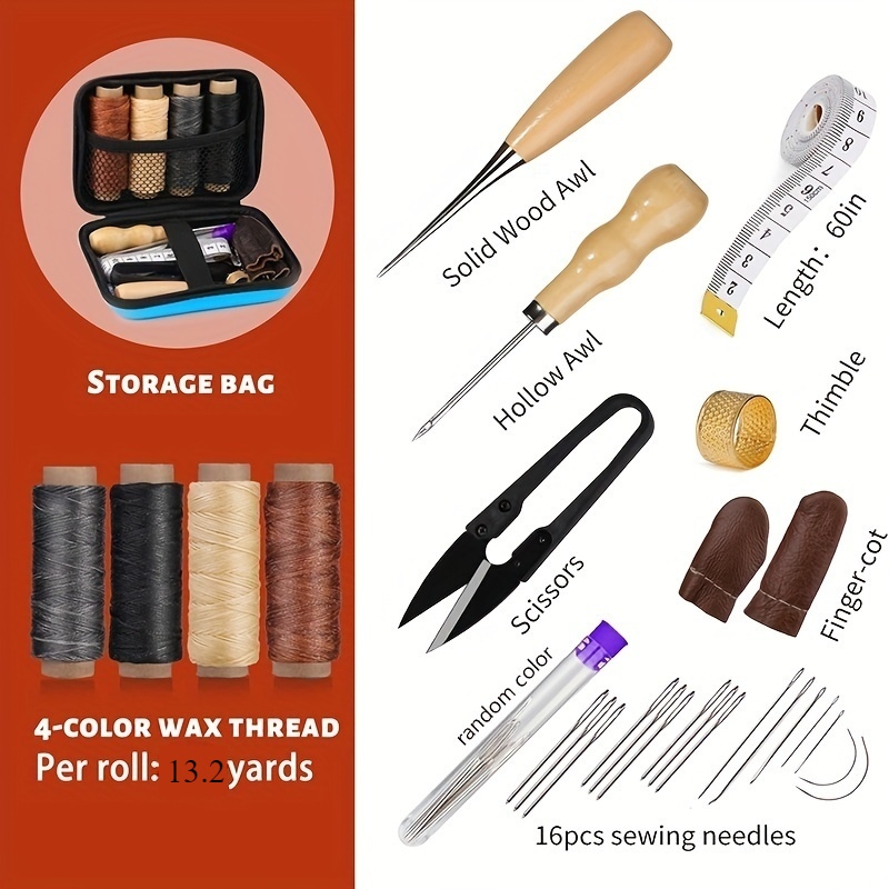 Leather Sewing Kit, Leather Re - Leatherwork Craft review and price