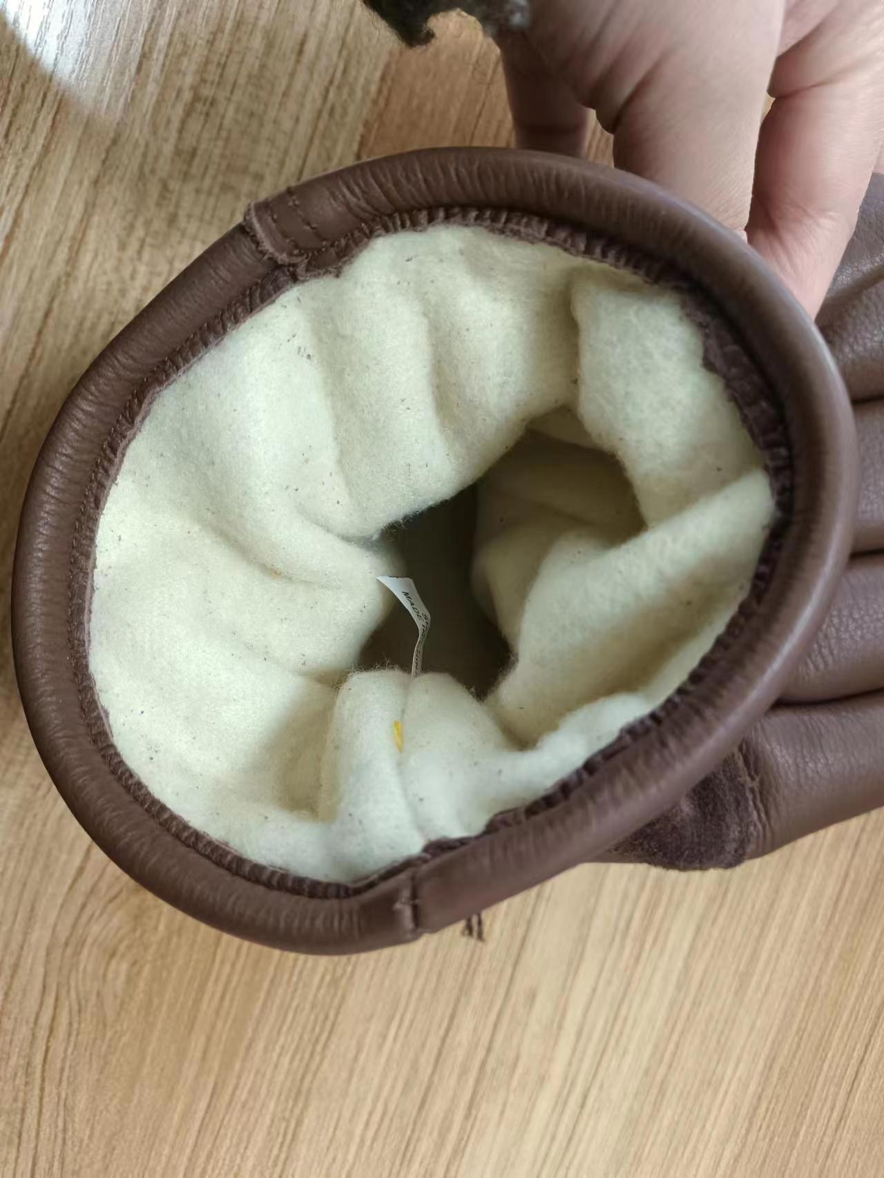 Brown Winter Thermal Cold Work - Leather Work Winter Gloves review and price