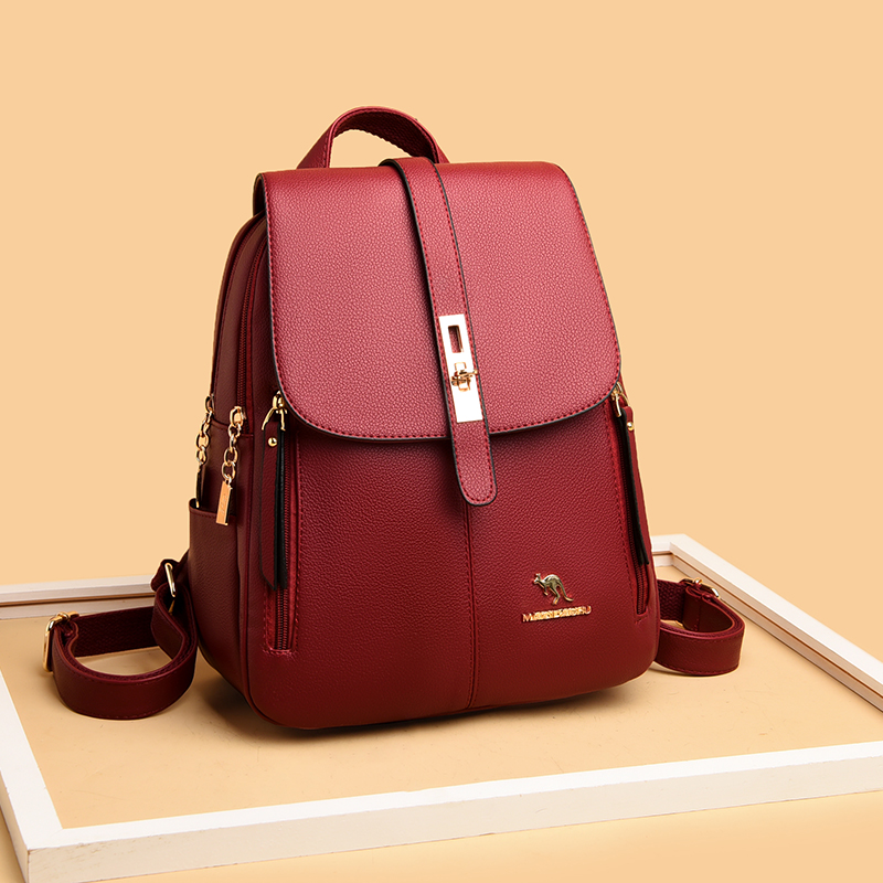 Luxury Women Leather Backpacks - Leather Work Backpack review and price