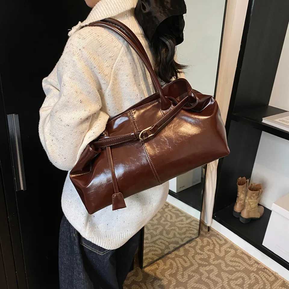 Winter Oil PU Leather Hobo Han - Leatherwork Workshop review and price