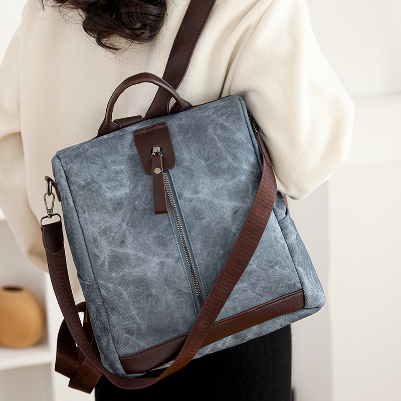 Fashion Anti-theft Backpack Fe - Leather Work Backpack review and price