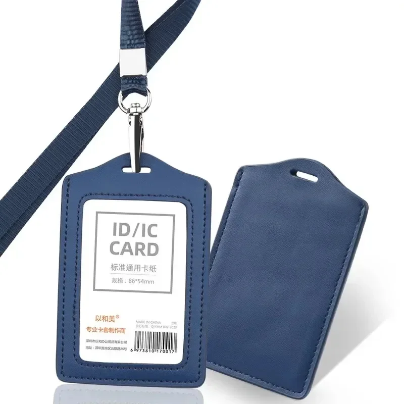 ID Card Holder Solid Color Lea - Leatherworker Name review and price