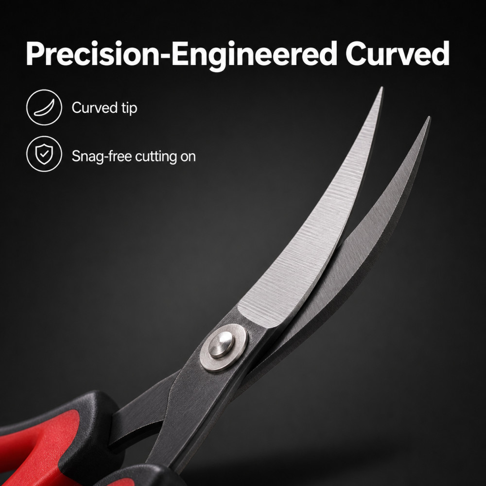 Curved Sewing Scissors Needlew - Leather Work review and price