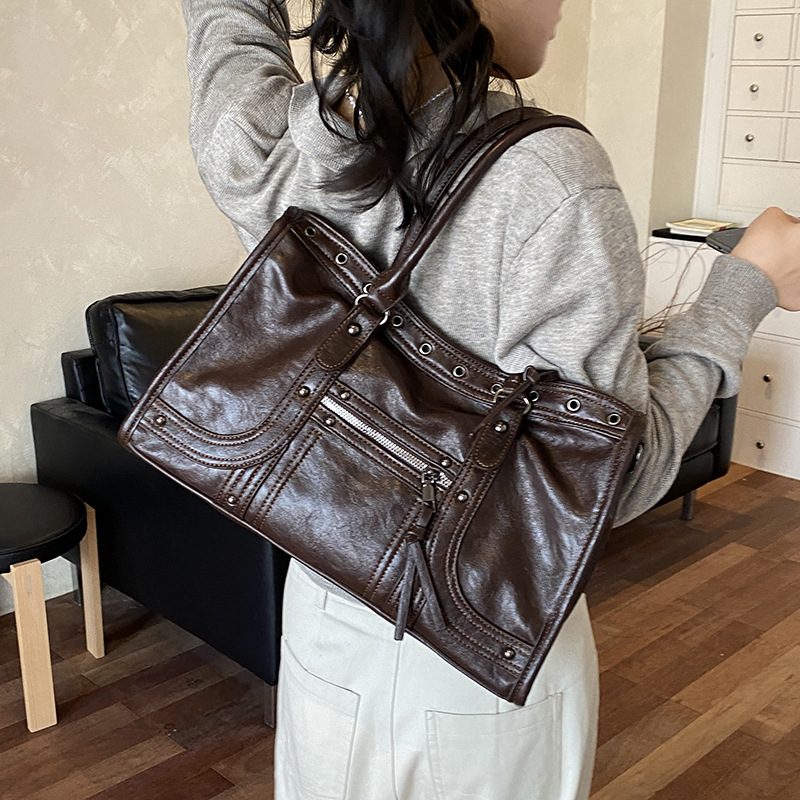 Motorcycle Handbag Retro Women - Leatherwork Workshop review and price